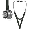 Stetoscop Littmann Cardiology IV negru, capsula oglinda 6177