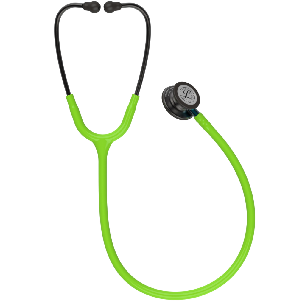 Stetoscop 3M Littmann Classic III Verde lime cu capsula fumurie 5875 privire de ansamblu