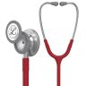 Pachet student - Stetoscop Littmann Classic III Rosu Burgundia 5627 + Borseta negru perlat