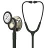 Pachet student - Stetoscop Littmann Classic III Negru cu capsula sampanie 5861 + Borseta negru